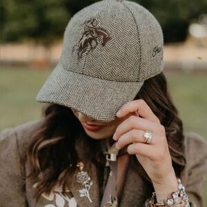 Stylish Herringbone Cap rodeo Quincy